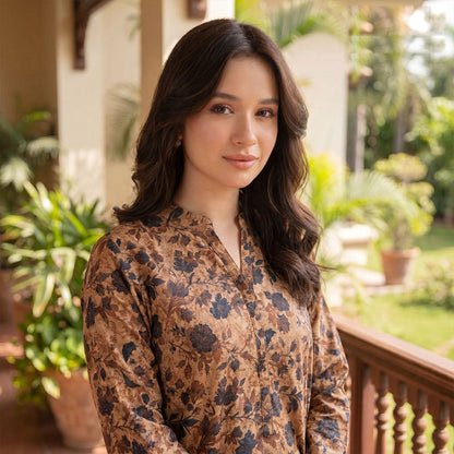 2 Piece Premium Lawn Unstitched Suit (Kurta & Trouser) LC-5002