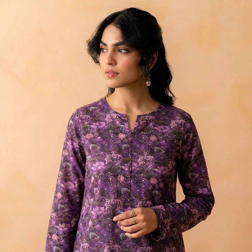 2 Piece Premium Lawn Unstitched Suit (Kurta & Trouser) LC-5010