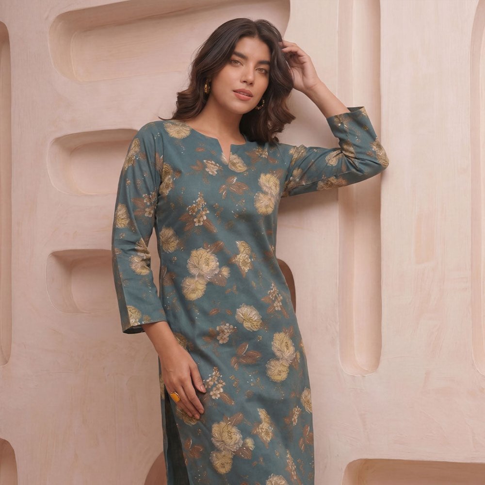 2 Piece Premium Lawn Unstitched Suit (Kurta & Trouser) LC-5021