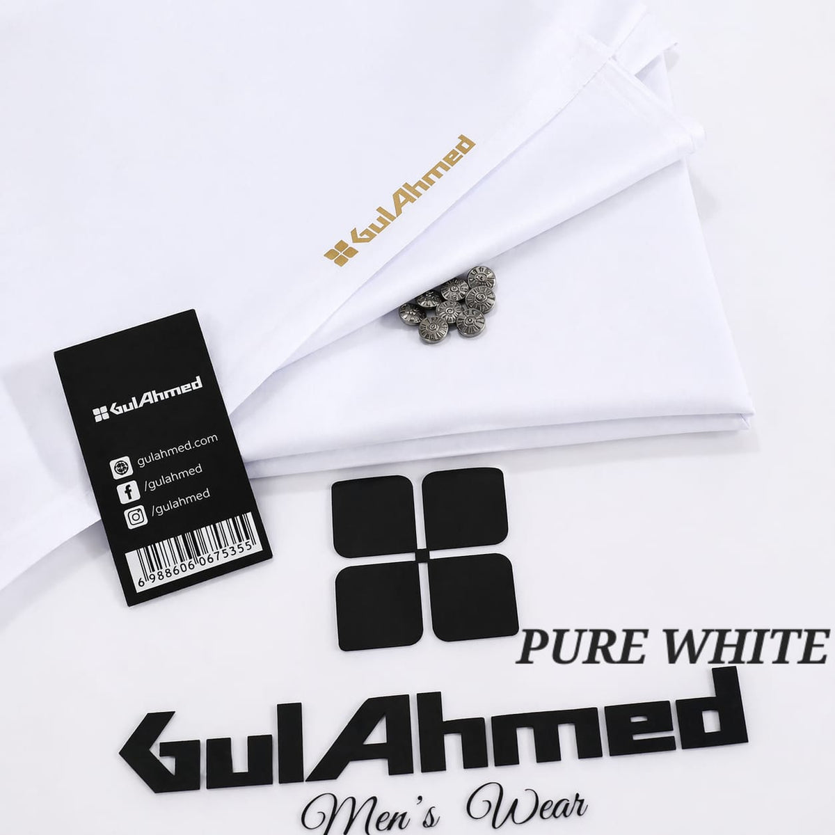 Gull Ahmed Cotton | Pure White