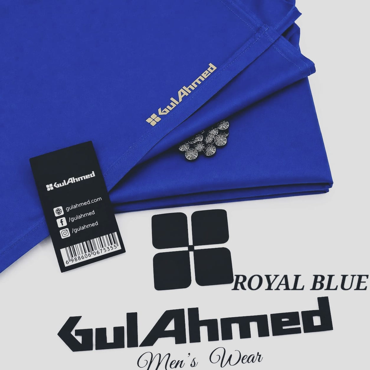 Gull Ahmed Cotton | Royal Blue