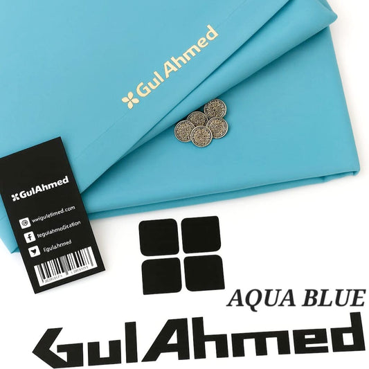 Gull Ahmed Cotton | Aqua Blue